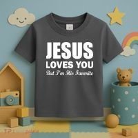 Jesus Loves You But I'm His Favorite Toddler T-Shirt thumb 3