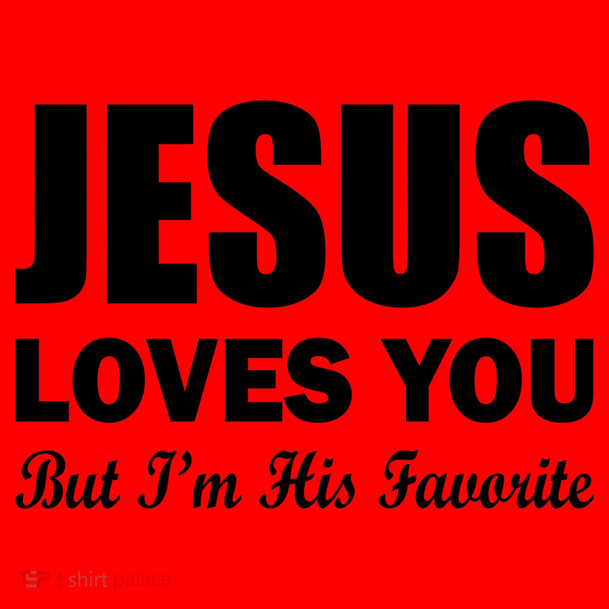 Jesus Loves You But I'm His Favorite Santa Hat