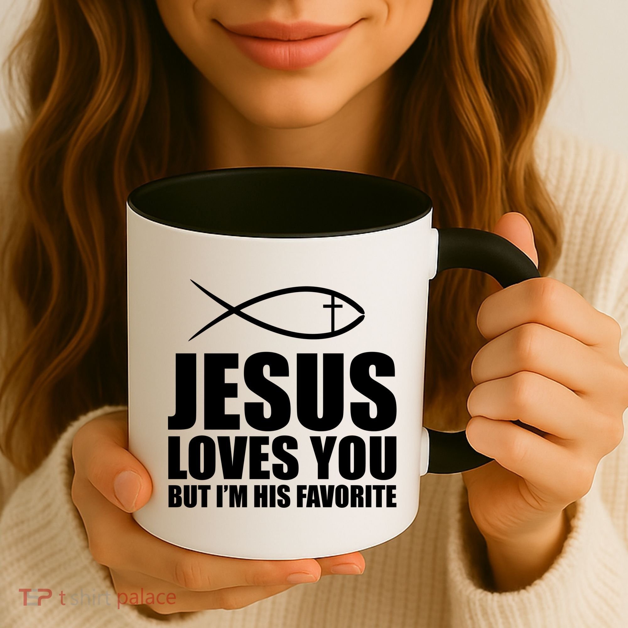 Jesus Loves You Funny Christain Coffee Mug