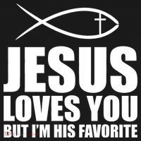 Jesus Loves You Funny Christain Polo thumb 3