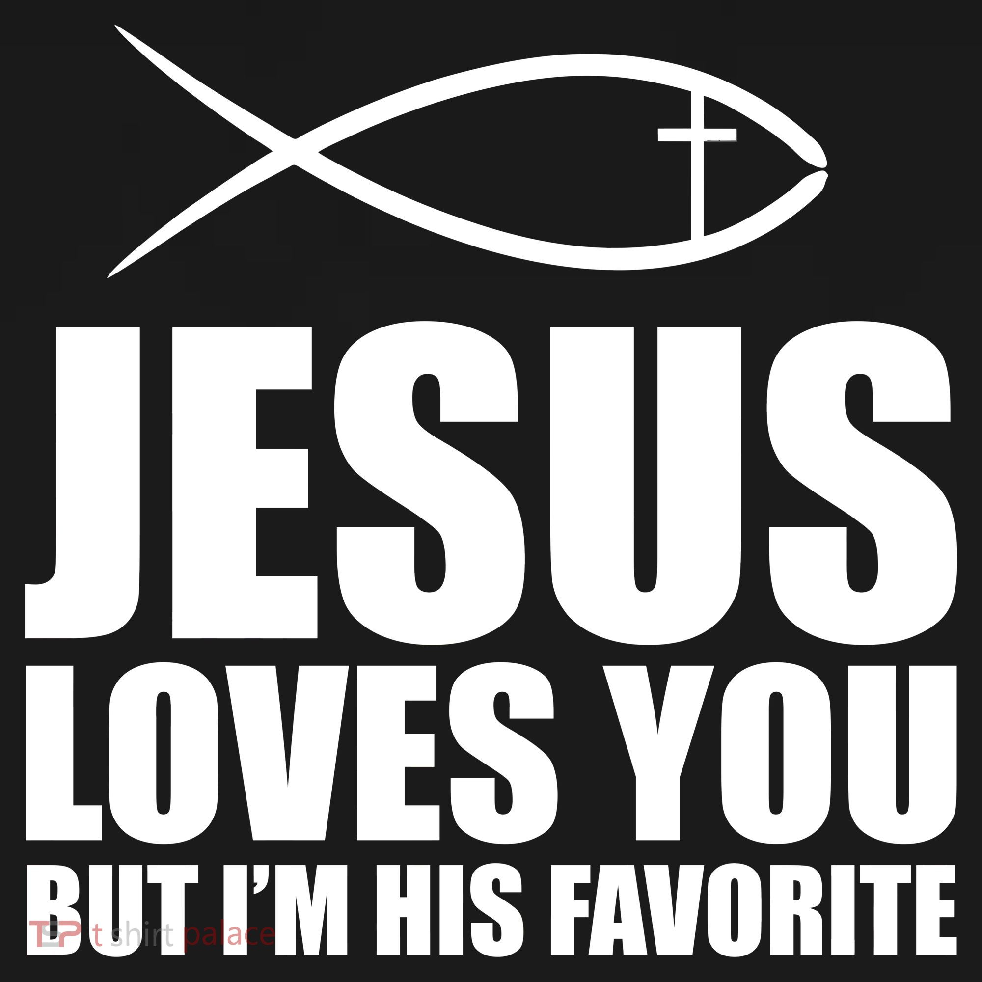 Jesus Loves You Funny Christain Polo