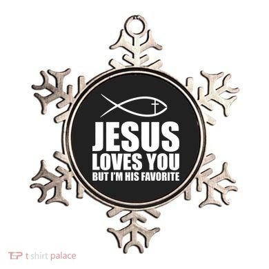 Jesus Loves You Funny Christain Ornament