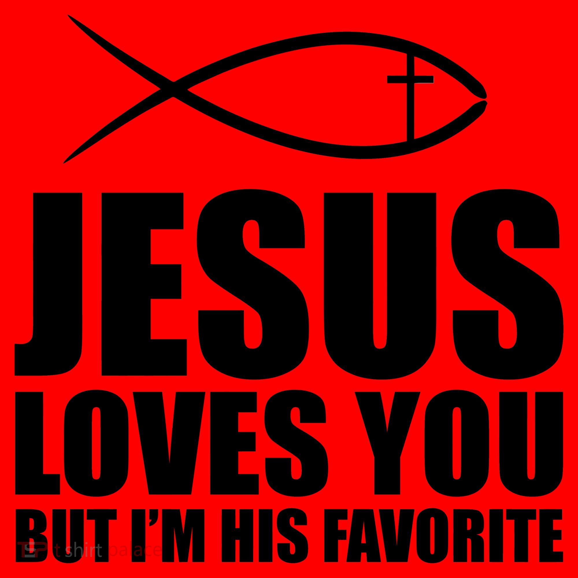 Jesus Loves You Funny Christain Santa Hat