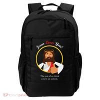 Jesus Loves You Funny Christian Backpack thumb 0