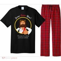 Jesus Loves You Funny Christian Pajama Set thumb 0