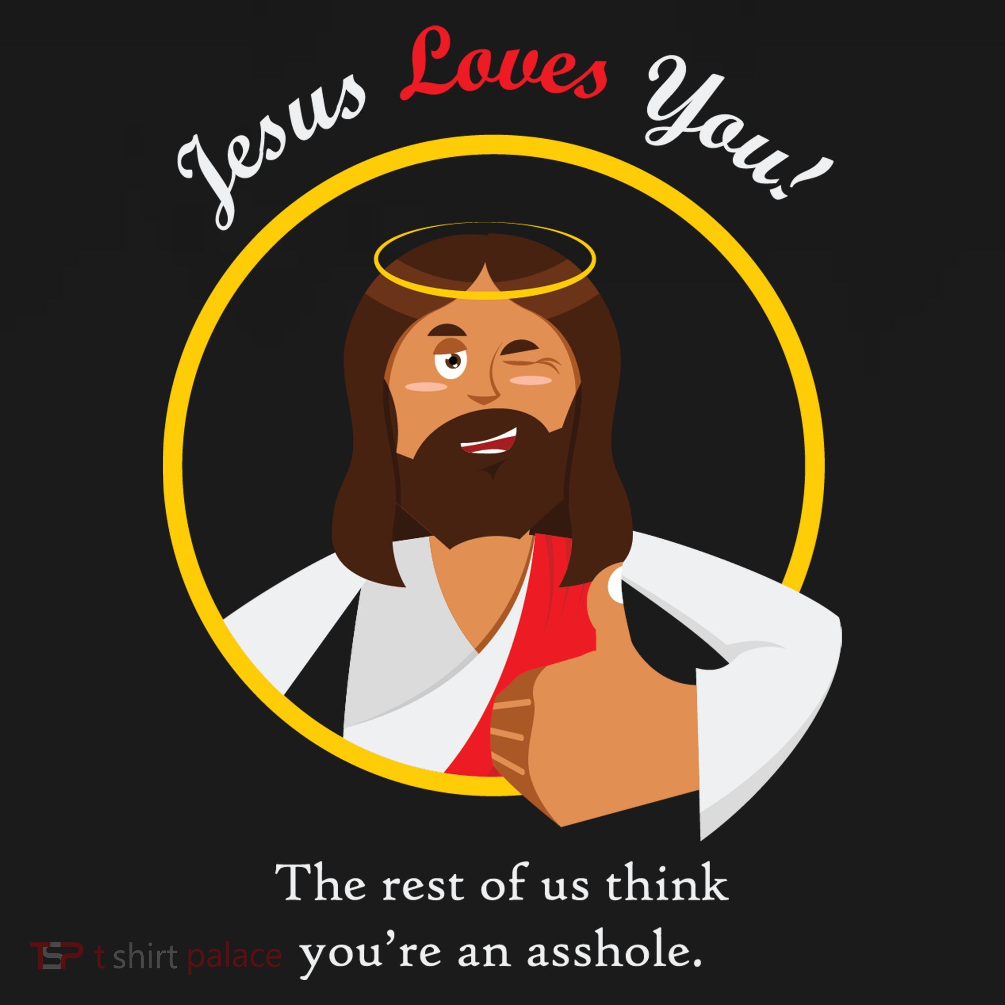 Jesus Loves You Funny Christian Women's Hoodie