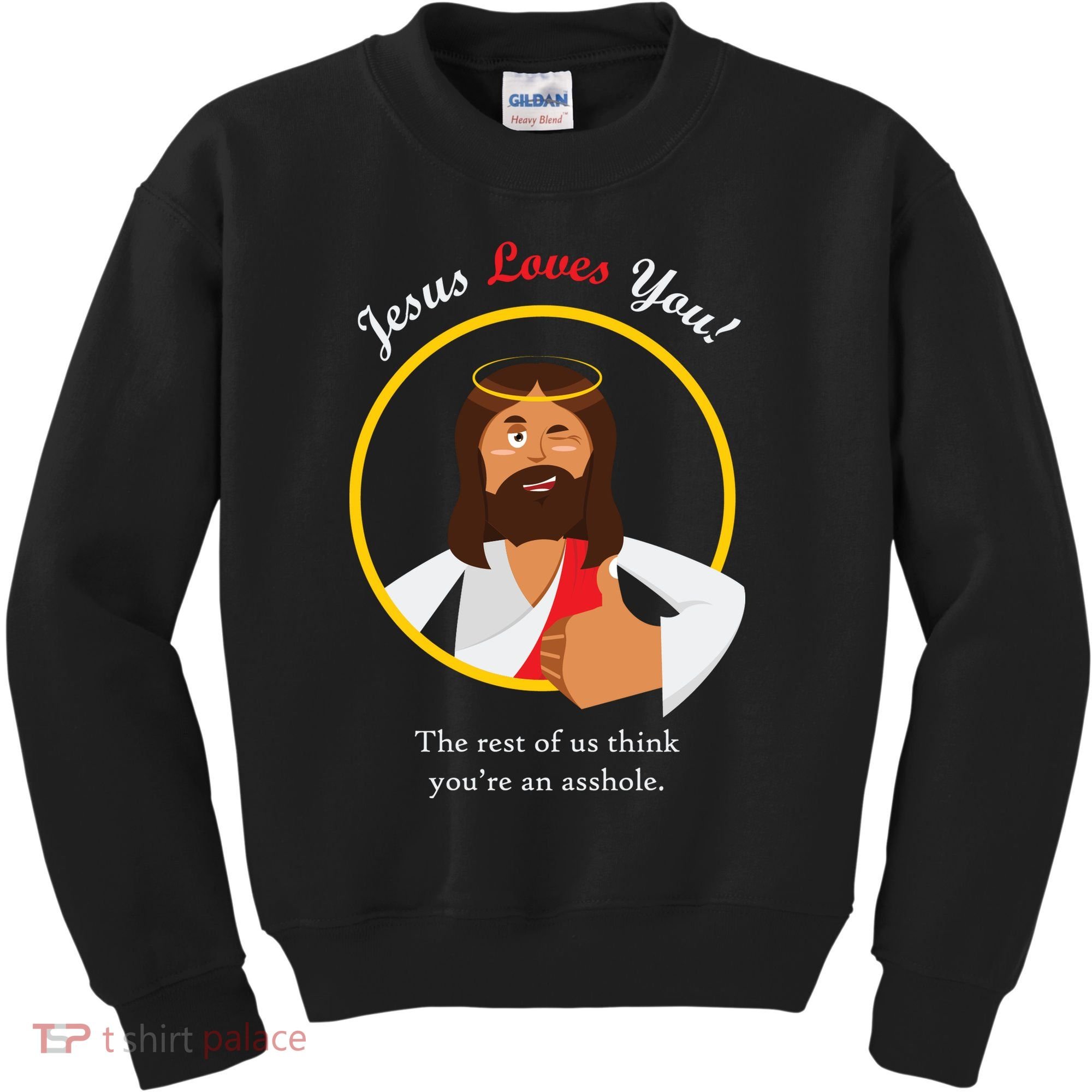 Jesus Loves You Funny Christian Kids Sweatshirt