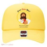 Jesus Loves You Funny Christian Hat thumb 0