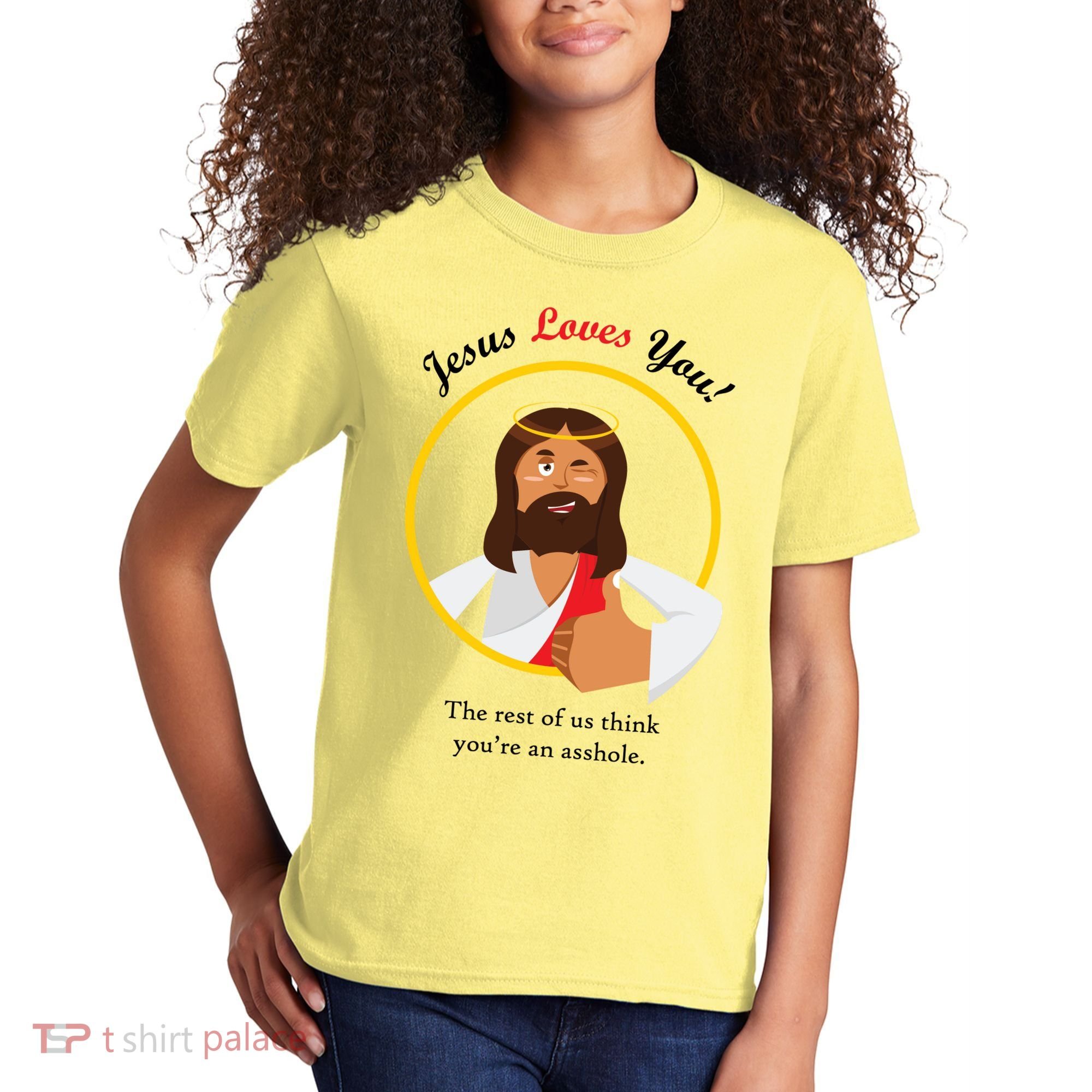 Jesus Loves You Funny Christian Kids T-Shirt