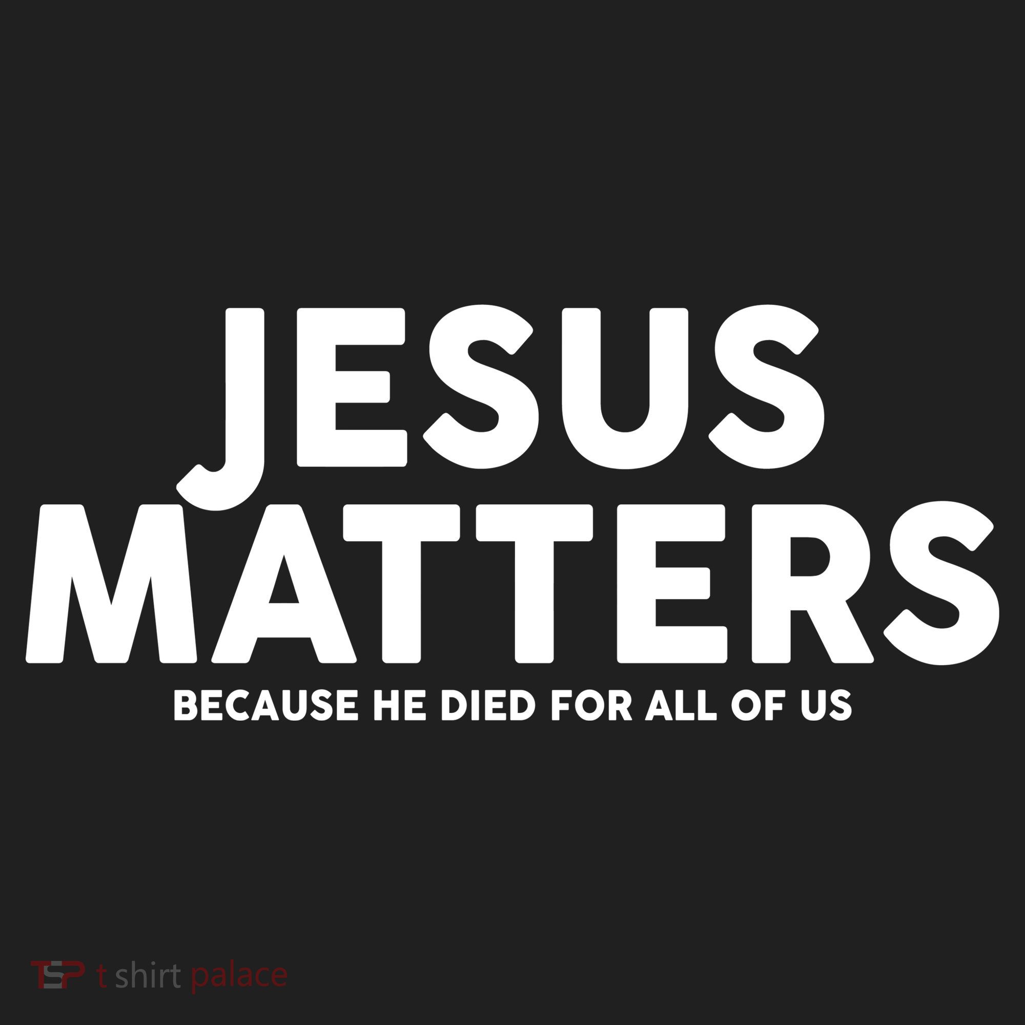Jesus Matters Because He Died For All Of Us Golf Towel