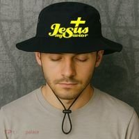 Jesus My Savior Christian Catholic Bucket Hat thumb 2