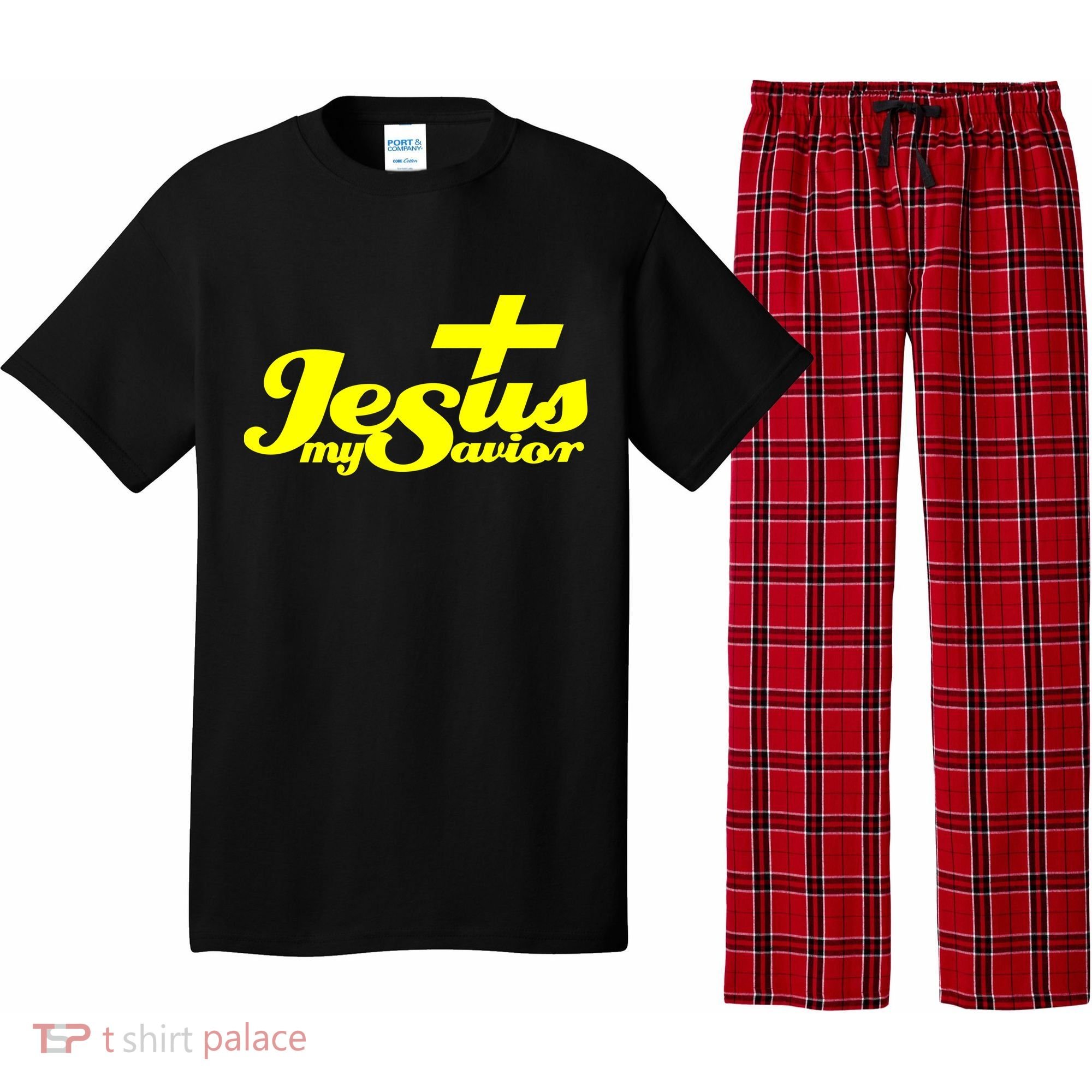 Jesus My Savior Christian Catholic Pajama Set