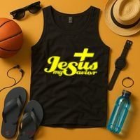 Jesus My Savior Christian Catholic Tank Top thumb 4