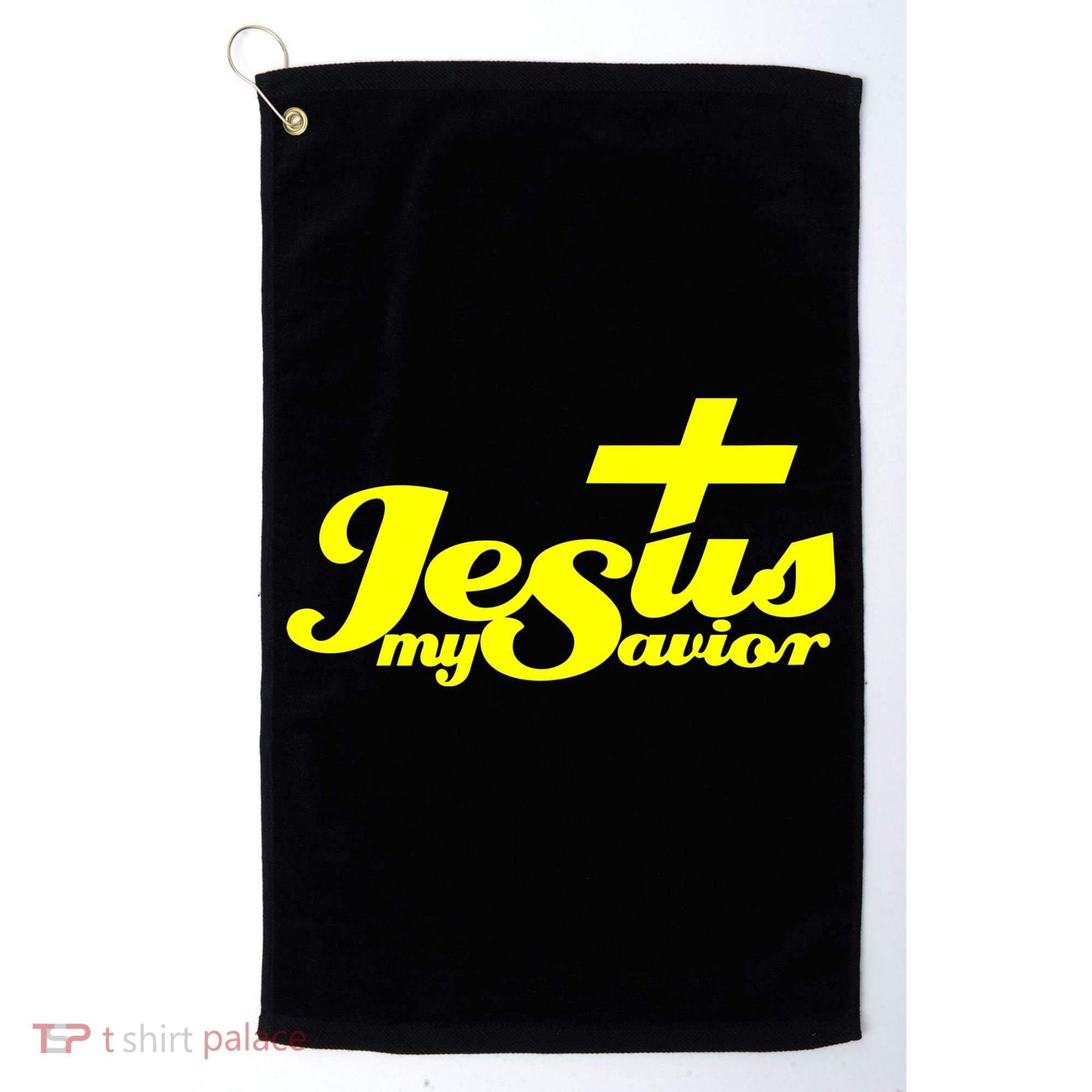 Jesus My Savior Christian Catholic Golf Towel