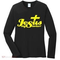 Jesus My Savior Christian Catholic Women's Long Sleeve Shirt thumb 0