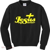 Jesus My Savior Christian Catholic Kids Sweatshirt thumb 0