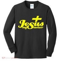 Jesus My Savior Christian Catholic Kids Long Sleeve Shirt thumb 0
