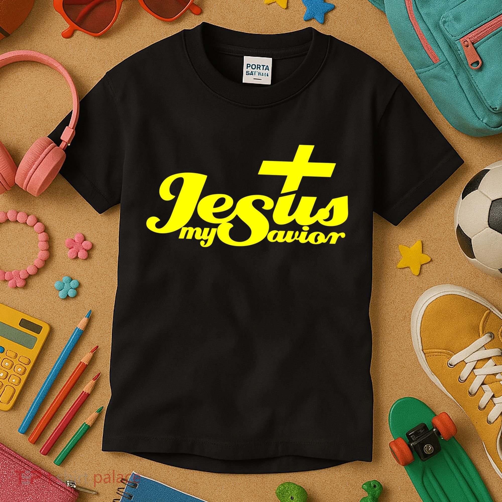 Jesus My Savior Christian Catholic Kids T-Shirt