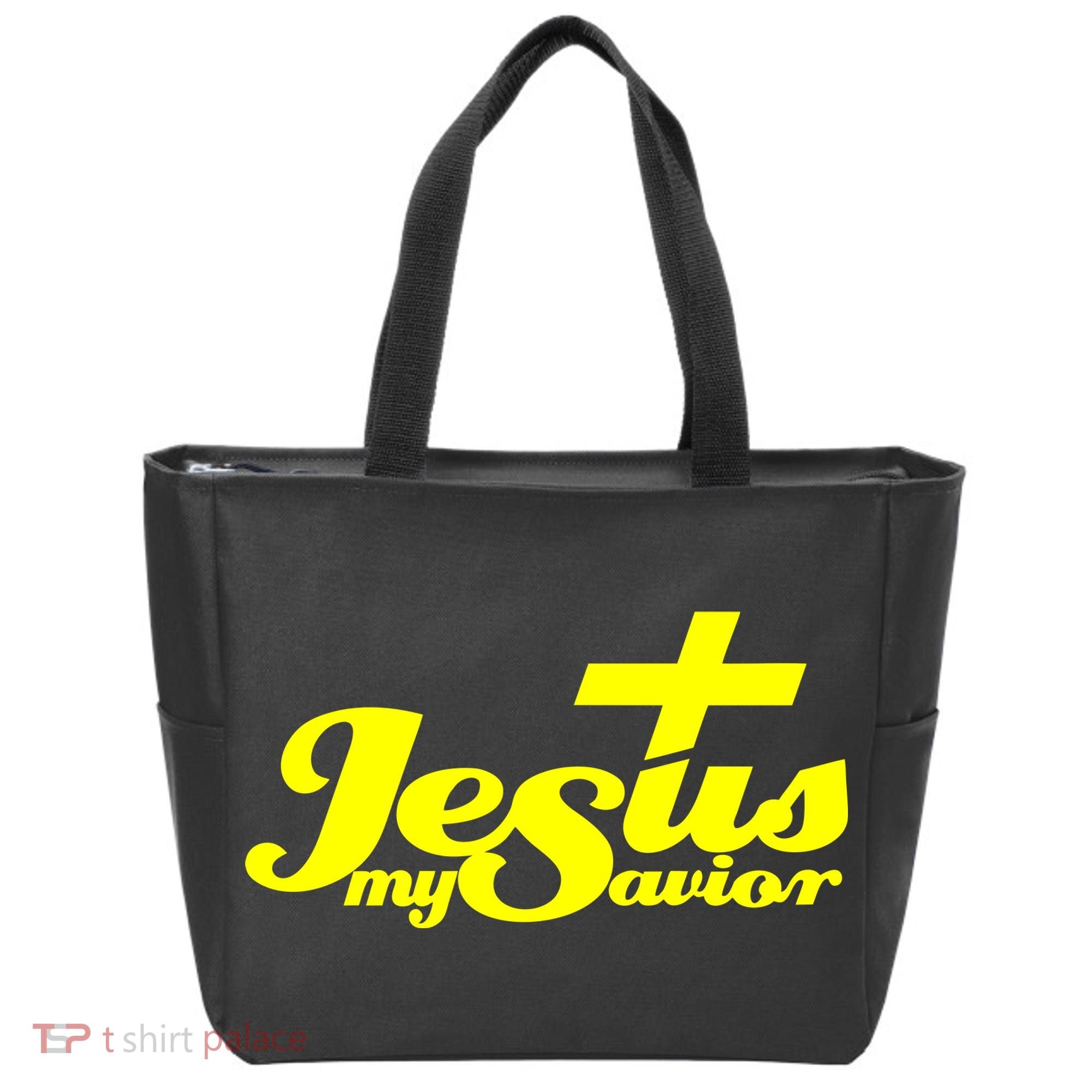 Jesus My Savior Christian Catholic Tote Bag