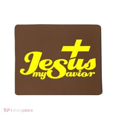 Jesus My Savior Christian Catholic Mousepad