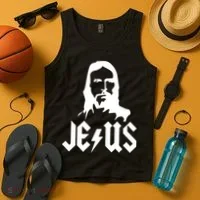 Jesus Rocks Tank Top thumb 4
