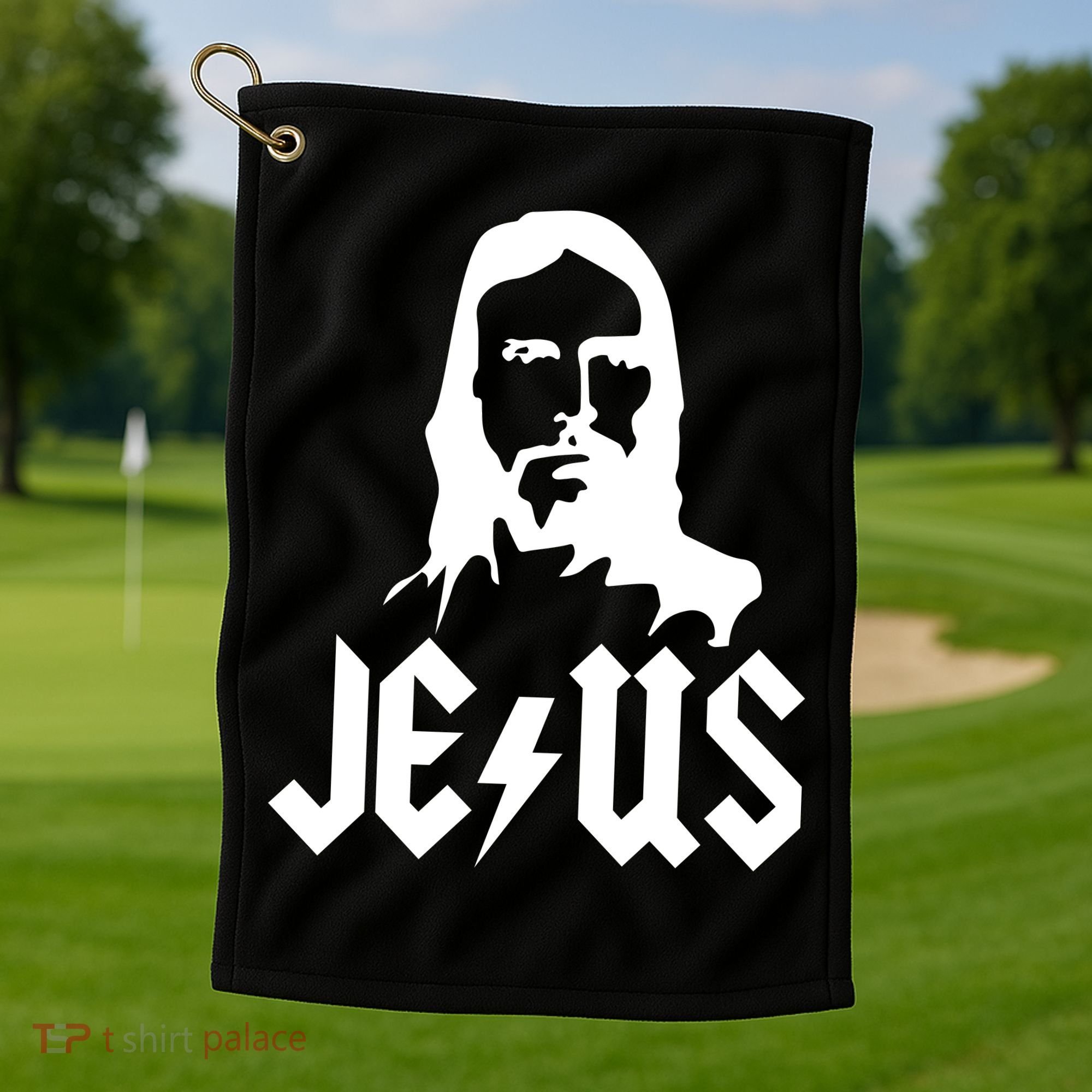 Jesus Rocks Golf Towel
