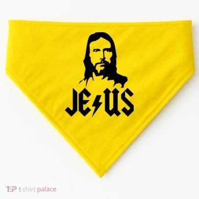 Jesus Rocks USA-Made Doggie Bandana