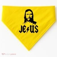 Jesus Rocks USA-Made Doggie Bandana thumb 0