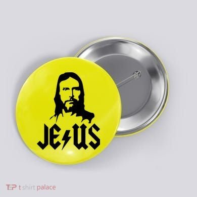 Jesus Rocks Button