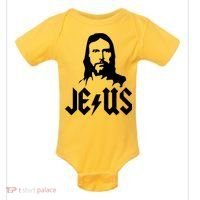 Jesus Rocks Baby Bodysuit thumb 0