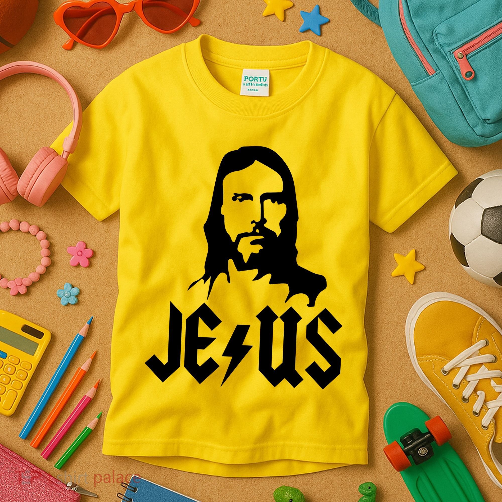 Jesus Rocks Kids T-Shirt