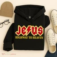Jesus Rocks Highway To heaven Hoodie thumb 4