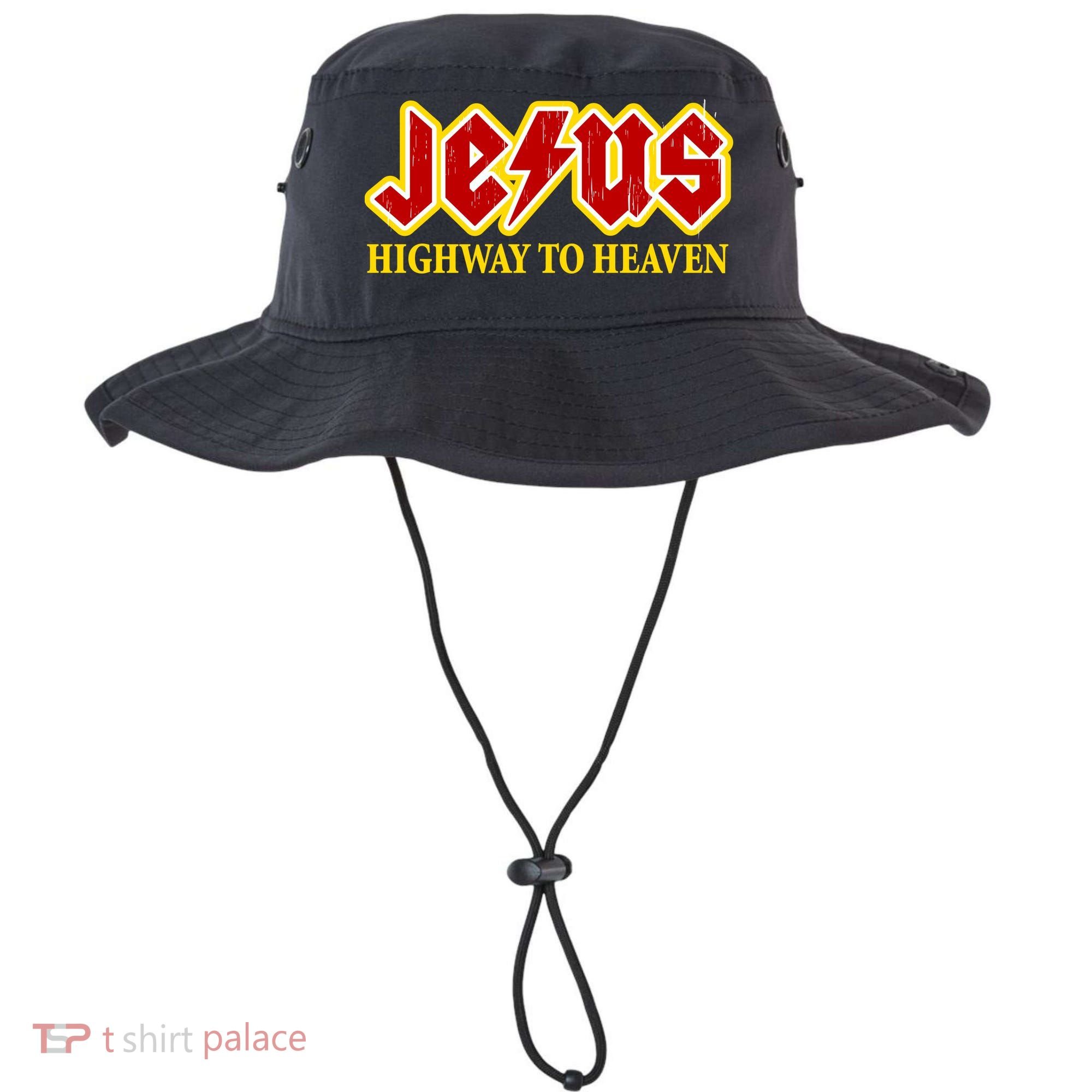 Jesus Rocks Highway To heaven Bucket Hat
