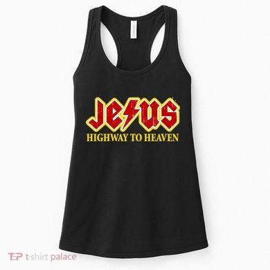 Jesus Rocks Highway To heaven Women's Tank Top