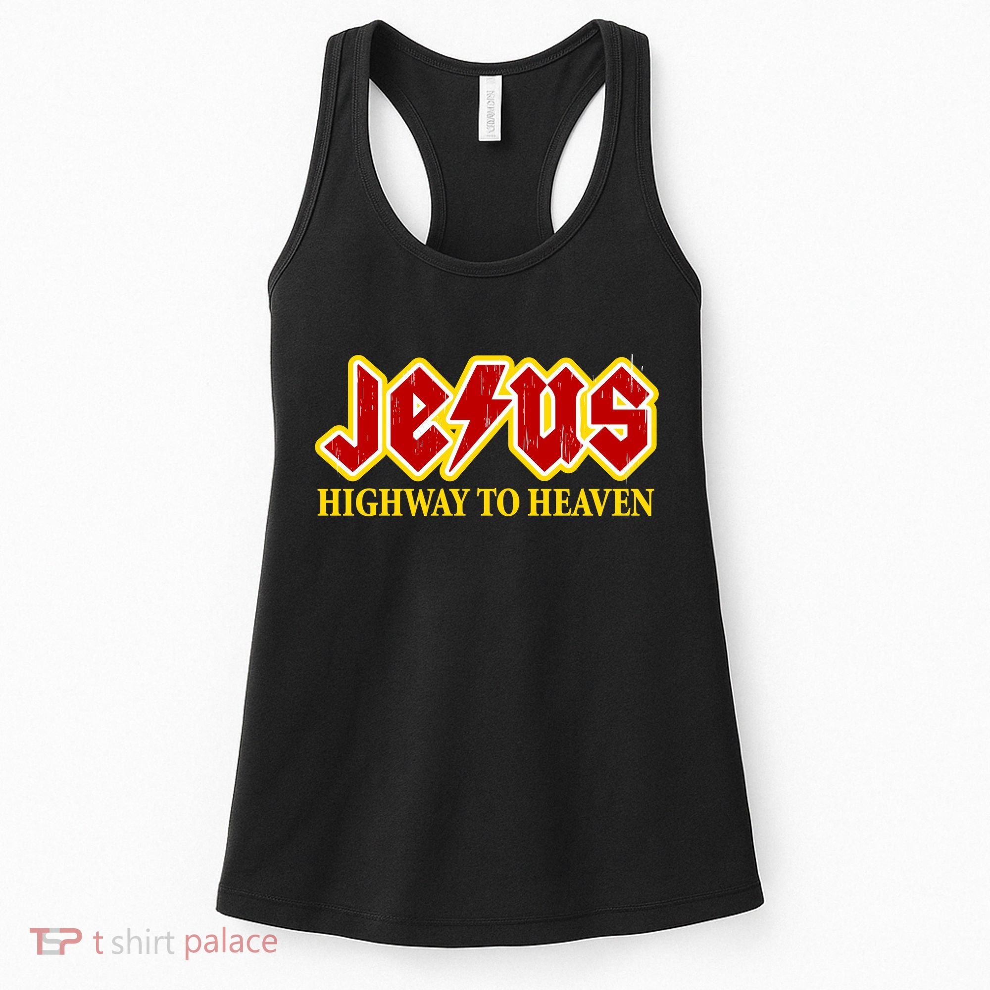 Jesus Rocks Highway To heaven Women's Tank Top