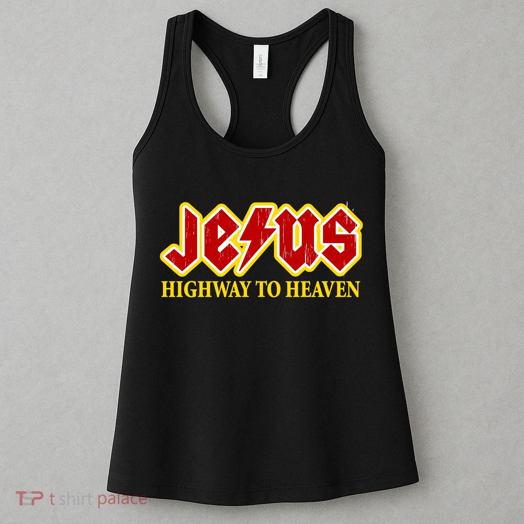 Jesus Rocks Highway To heaven Women's Tank Top