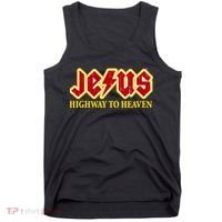 Jesus Rocks Highway To heaven Tank Top thumb 0