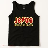 Jesus Rocks Highway To heaven Tank Top thumb 2