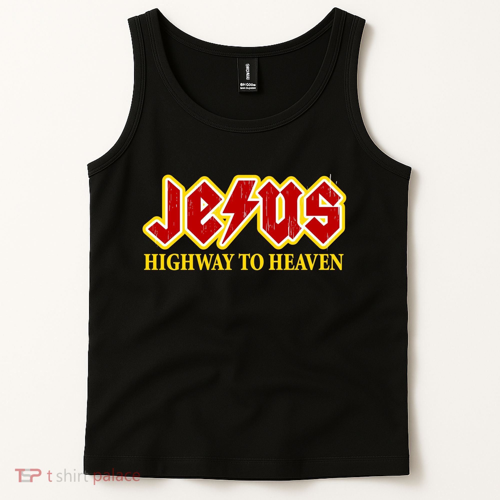 Jesus Rocks Highway To heaven Tank Top