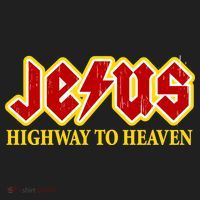 Jesus Rocks Highway To heaven Golf Towel thumb 3