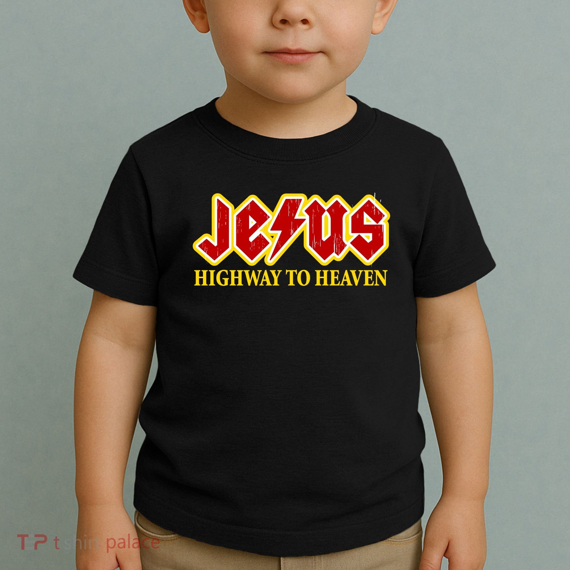 Jesus Rocks Highway To heaven Toddler T-Shirt