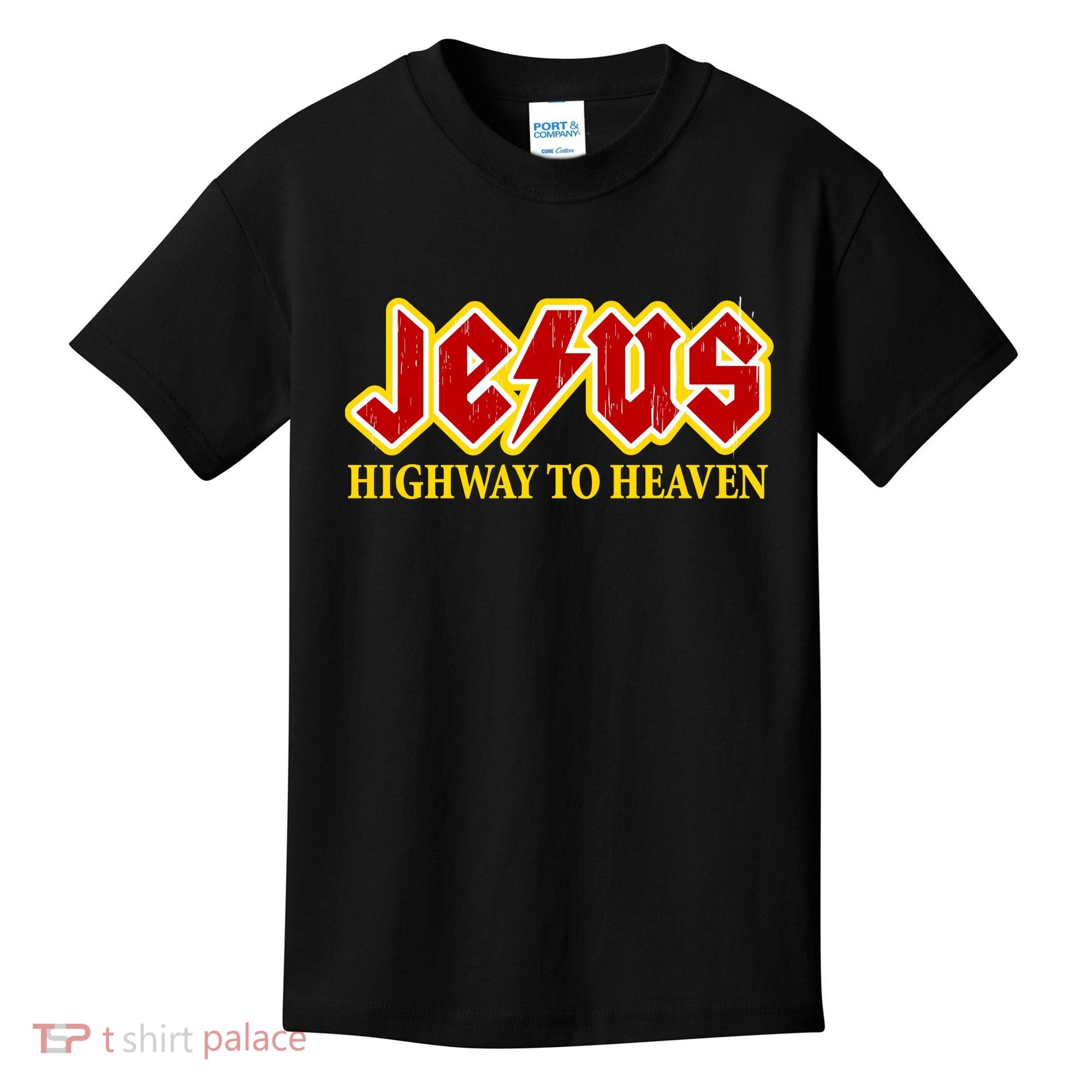 Jesus Rocks Highway To heaven Kids T-Shirt
