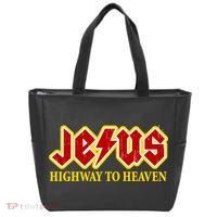 Jesus Rocks Highway To heaven Tote Bag thumb 0
