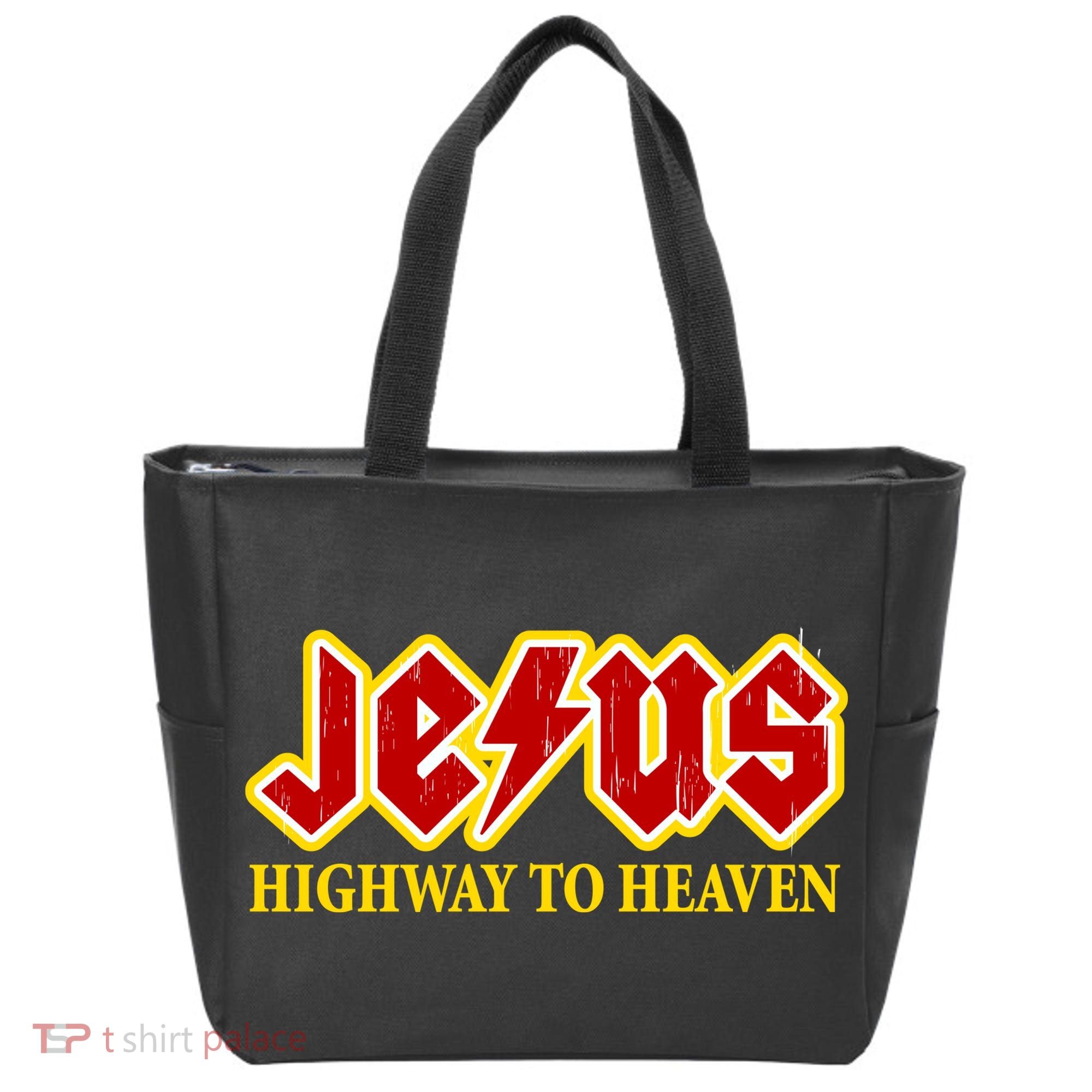 Jesus Rocks Highway To heaven Tote Bag