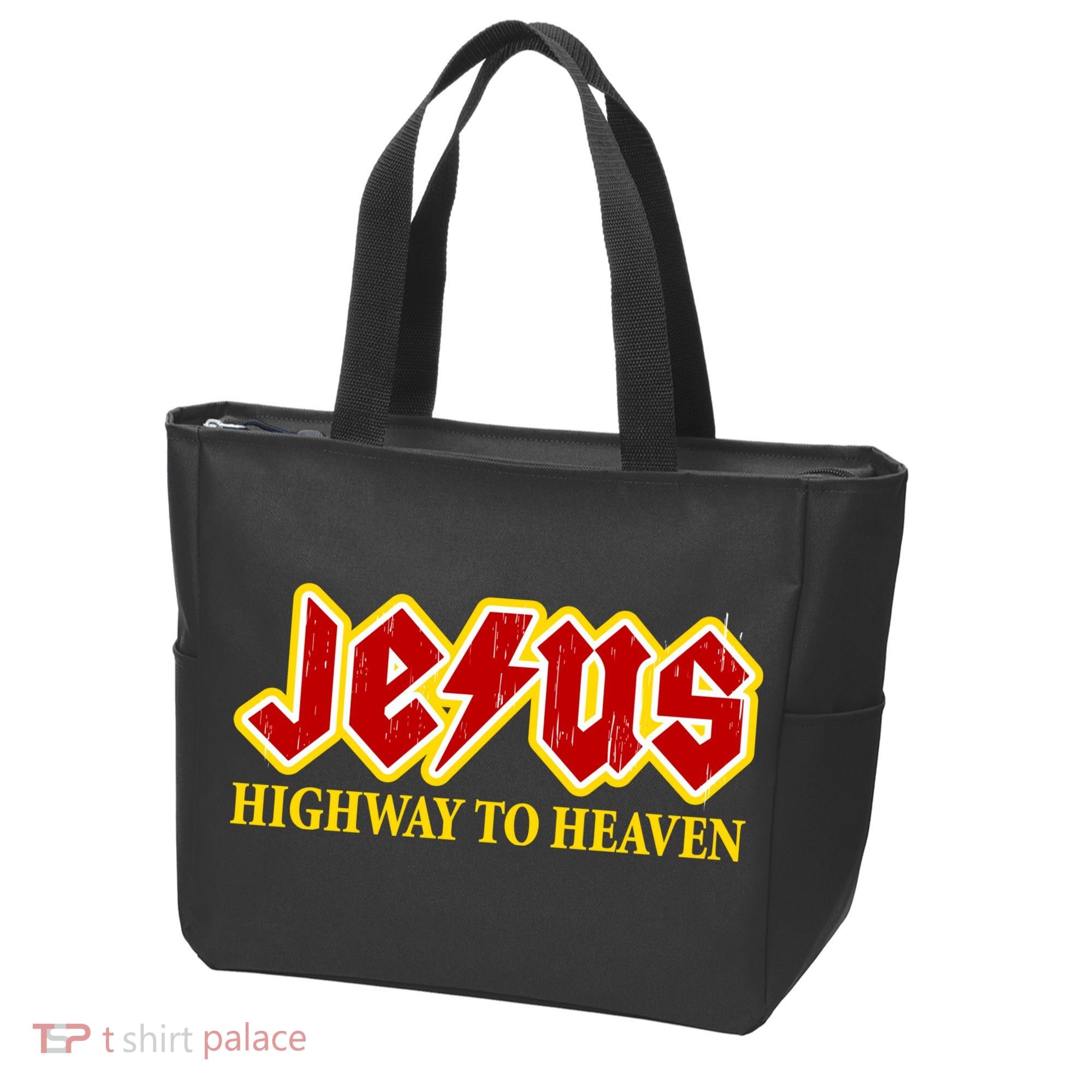 Jesus Rocks Highway To heaven Tote Bag