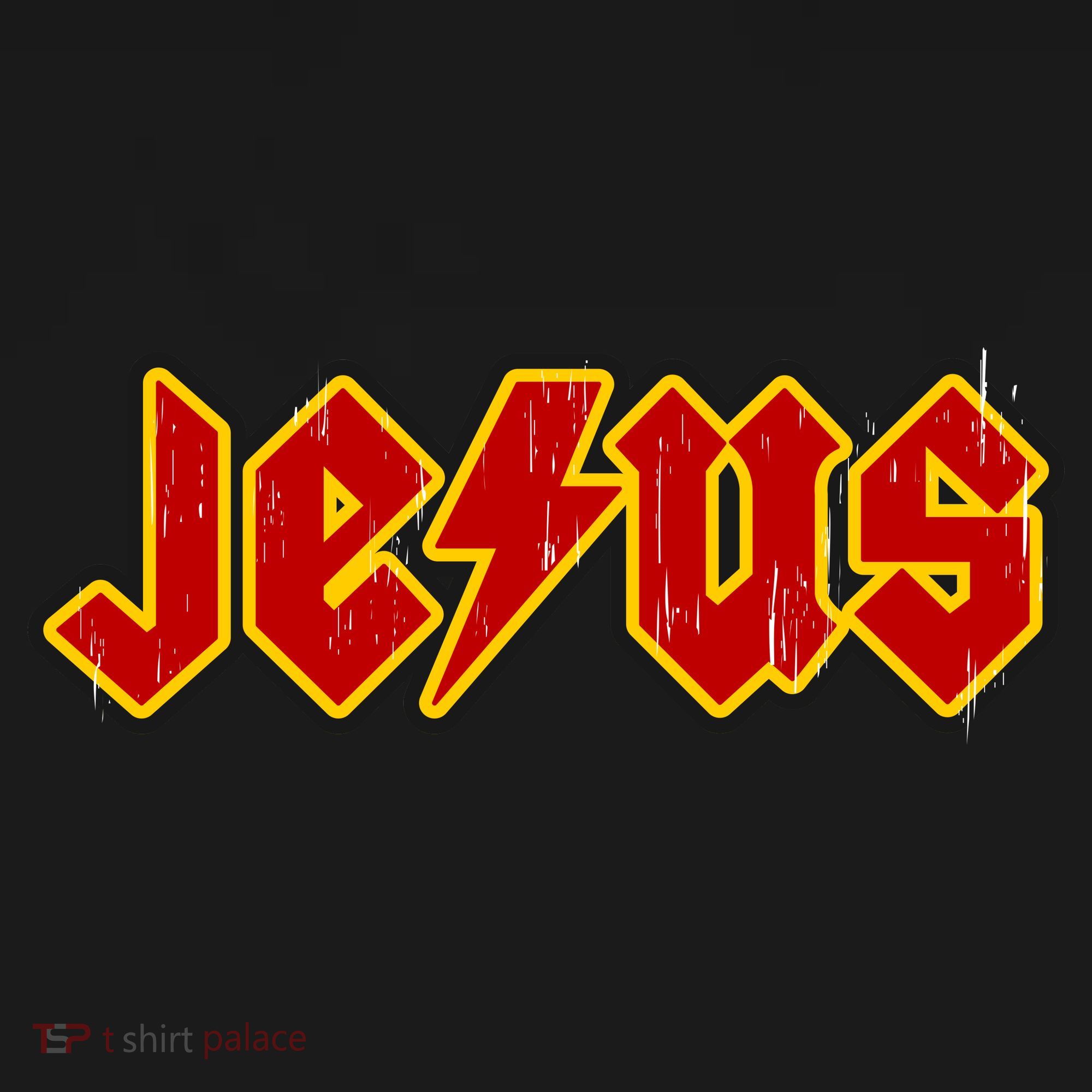 Jesus Rocks Logo USA-Made Doggie Bandana