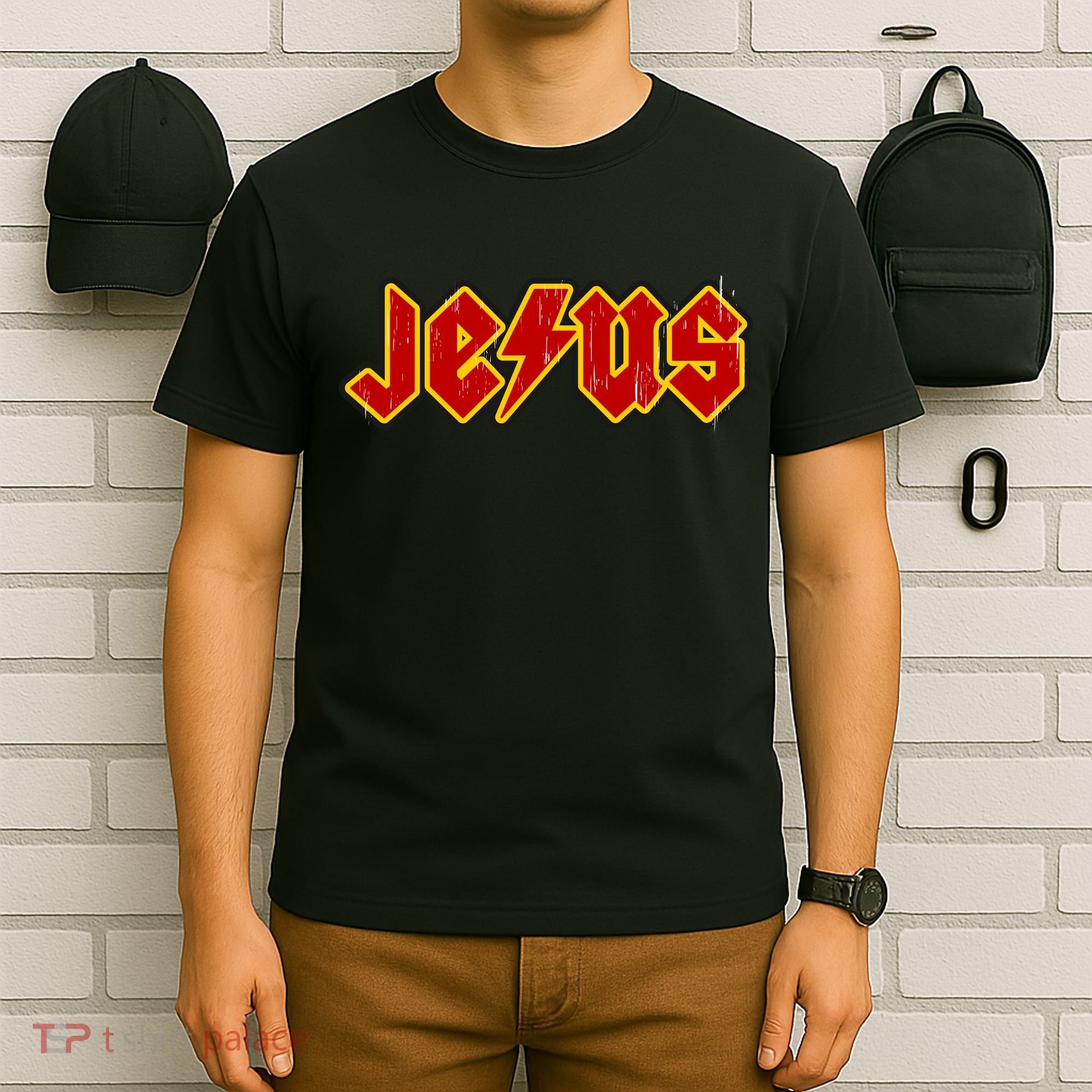 Jesus Rocks Logo T-Shirt