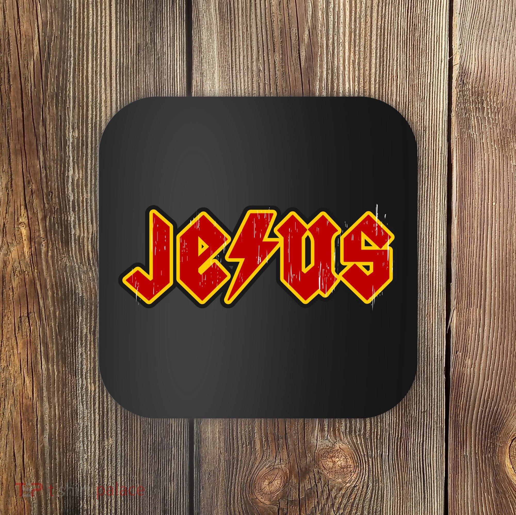 Jesus Rocks Logo Coaster