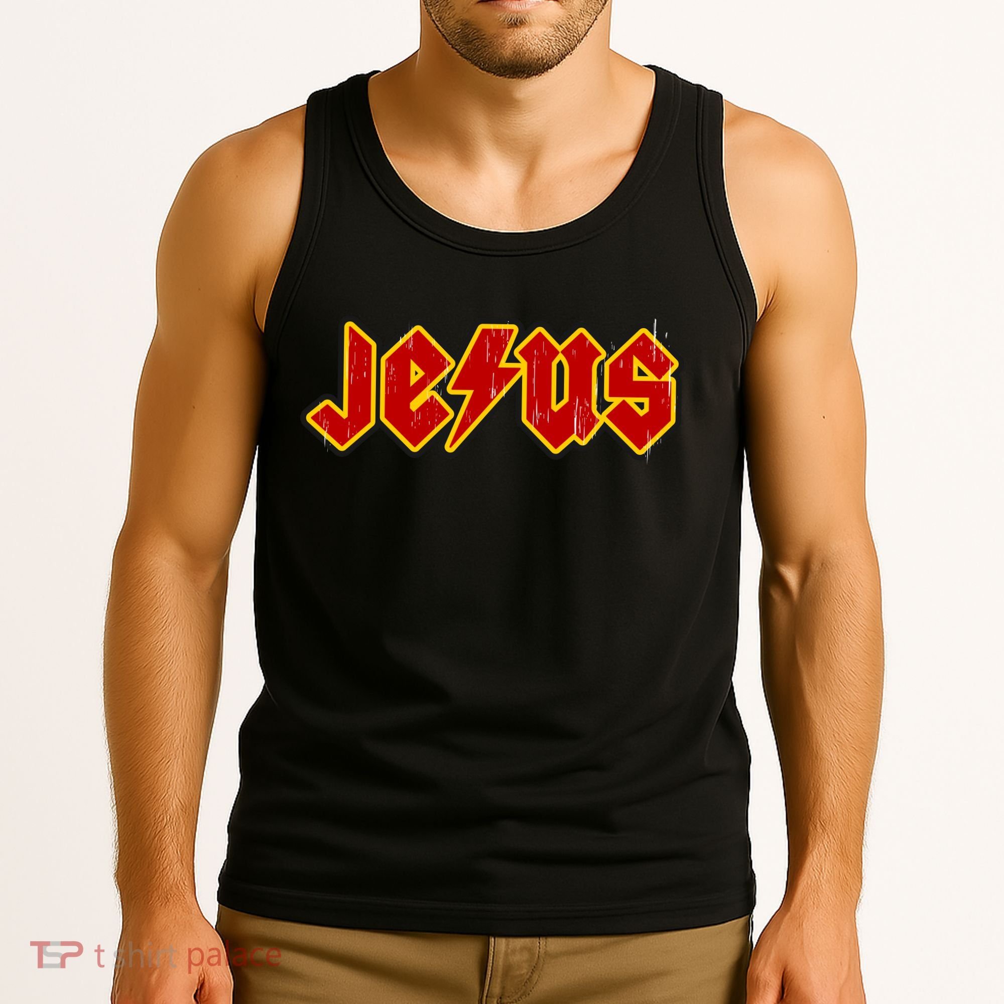 Jesus Rocks Logo Tank Top