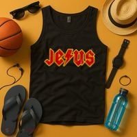 Jesus Rocks Logo Tank Top thumb 4